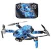 MightySkins Glossy Glitter Compatible with DJI Mini 2 Portable Drone - Blue Flames | Protective, Durable High-Gloss Glitter Finish | Easy to Apply and Change Styles | Made in The USA view 1