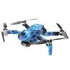 MightySkins Glossy Glitter Compatible with DJI Mini 2 Portable Drone - Blue Flames | Protective, Durable High-Gloss Glitter Finish | Easy to Apply and Change Styles | Made in The USA view 2