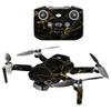 Mighty Skins Carbon Fiber Compatible with DJI Mini 2 Portable Drone - Black Gold Marble Protective, Durable Textured Carbon Fiber Finish Easy to Apply Made in The USA view 1