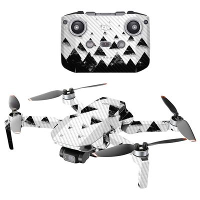 MightySkins Carbon Fiber Compatible with DJI Mini 2 Portable Drone - Black Hills | Protective, Durable Textured Carbon Fiber Finish | Easy to Apply and Change Styles | Made in The USA