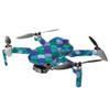 MightySkins Carbon Fiber Compatible with DJI Mini 2 Portable Drone - Blue Scales | Protective, Durable Textured Carbon Fiber Finish | Easy to Apply and Change Styles | Made in The USA view 2