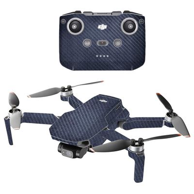 MightySkins Carbon Fiber Compatible with DJI Mini 2 Portable Drone - Charcoal Lattice | Protective, Durable Textured Carbon Fiber Finish | Easy to Apply | Made in The USA