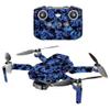 MightySkins Carbon Fiber Compatible with DJI Mini 2 Portable Drone - Blue Modern Camo | Protective, Durable Textured Carbon Fiber Finish | Easy to Apply and Change Styles | Made in The USA view 1