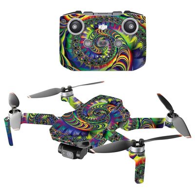 MightySkins Compatible with DJI Mini 2 Portable Drone - Acid | Protective, Durable, and Unique Vinyl Decal wrap Cover | Easy to Apply, Remove, and Change Styles | Made in The USA