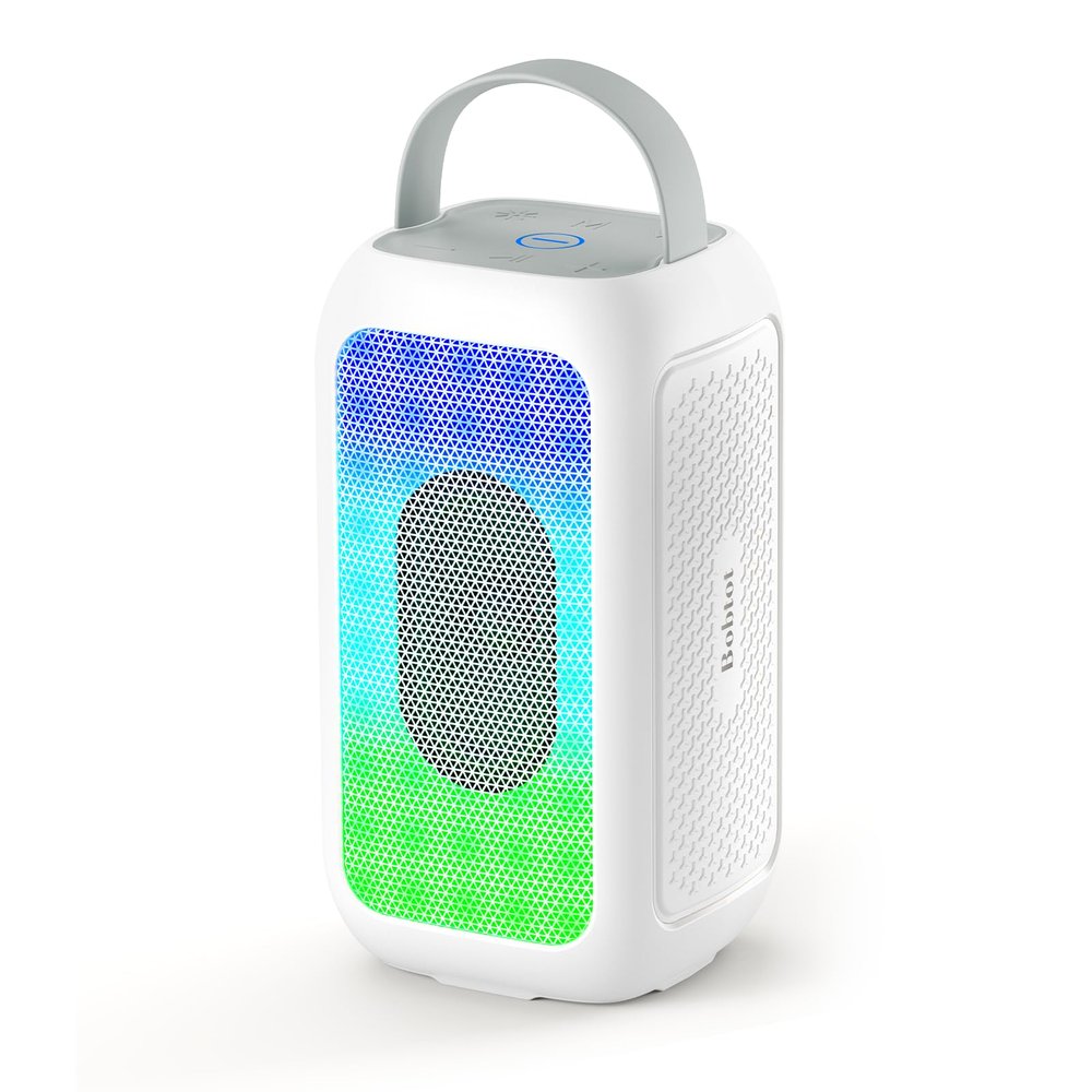 Bobtot Portable Bluetooth Speaker Wireless, 16H Playtime Small Karaoke Speakers Singing Machine with Microphone