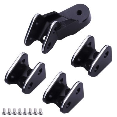 Hobbypark Aluminum Lower Link Mount Set for Axle Compatible with Redcat Gen8 Upgrades, Replacement of RER11337 RER11414 (Black)