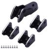 Hobbypark Aluminum Lower Link Mount Set for Axle Compatible with Redcat Gen8 Upgrades, Replacement of RER11337 RER11414 (Black) view 1
