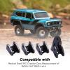 Hobbypark Aluminum Lower Link Mount Set for Axle Compatible with Redcat Gen8 Upgrades, Replacement of RER11337 RER11414 (Black) view 3