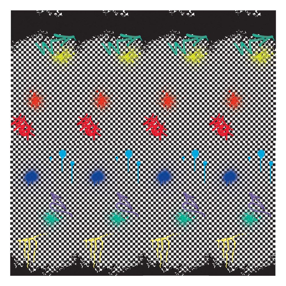 Amscan Skater Party Room Roll - 48" x 8' | Multi-color | Pack of 2