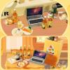 1:12 Scale 11 Pcs Miniature Beer Bottles and Beer Cans Mini House Drink Accessories for Fairy Garden Pub Bar Decoration Dollhouse Beer Glass Model view 3
