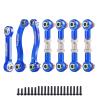 Hobbypark Metal Turnbuckle Aluminum Camber Links Toe Links with Rod Ends Steering Linkage Set for Traxxas 1/18 LaTrax Teton Upgrades Desert Prerunner, Replace 7636 (Navy Blue) view 1