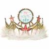 Light-Up Tiara - Pack of 1 - Plastic Crown - Perfect Birthday Accessory, Gold, 3.63" x 6.5" view 1
