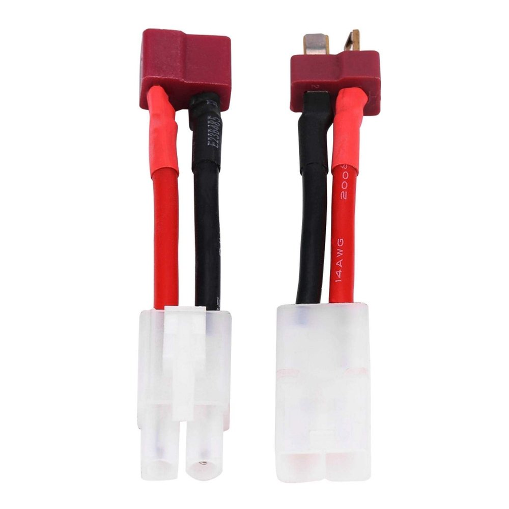Adapter Cable T Plug Female/Male to Male/Female 14 AWG Wire RC Accessory