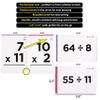 Award-Winning Math Flash Cards  152 Multiplication & Division Facts (112)  2 Facts Per Card with Visual Aids  Bonus Word Problems, Games & Durable Cardstock  Grades 26 view 4