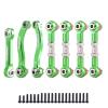 Hobbypark Metal Turnbuckle Aluminum Camber Links Toe Links with Rod Ends Steering Linkage Set for Traxxas 1/18 LaTrax Teton Upgrades Desert Prerunner, Replace 7636 (Green) view 1