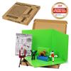 StikBot Zanimation Studio with Pet - Includes 2, 1 Horse, 1 Phone Stand and 1 Reversible Backdrop - in Eco-Friendly Packaging view 2