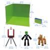 StikBot Zanimation Studio with Pet - Includes 2, 1 Horse, 1 Phone Stand and 1 Reversible Backdrop - in Eco-Friendly Packaging view 3