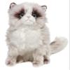 Bearington Cat Stuffed Animal - Ralistic Cat Plush Lifelike Himalayan Kitty Plushies That Look Real - Tasha 10.5" view 1