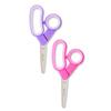 DAONEG Pen + Gear 5 inch Kids Safe Blunt Tip Scissors 2 Pack (Pink/Purple) view 3