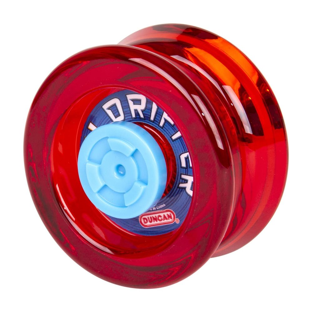 Duncan Toys Spin Drifter Yo-Yo, Side-Spinning Yo-Yo, Beginner to Advanced, Red, 1 Yo-Yo