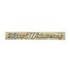 Metallic 50th Anniversary Fringe Banner - Party Decor - 1 Piece view 1