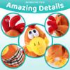 Cuteoy 13" Squawking Chicken Musical Stuffed Animal Plushies Walking Singing Waving Rooster Electronic Interactive Plush Toy for Kids Boys Girls Easter view 4