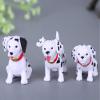 6 Pcs Cute Mini Animals Dog Miniature Figurines Dalmatian Cake Cupcake Toppers Fairy Garden Miniature Moss Landscape DIY Terrarium Crafts Ornament for Kids Craft Playset Fun Office Home Decor view 4