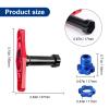 Hobbypark Aluminum 17mm Hex Hubs and Nuts (Splined) & Wheel Wrench for E-Revo/Revo 3.3 / E-Maxx/Summit/T-Maxx/Slayer Pro 4X4 RC Cars Trucks (Navy Blue Hubs) view 2