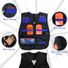 Kids Tactical Vest Kit for Nerf Guns N-Strike Elite Series with 40 Bullets Refill Darts, 2 Reload Clips, Dart Pouch, Tactical Masks, Hand Wrist Band and Protective Glasses Nerf Vest for Boys view 3