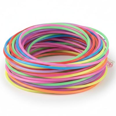 Fun Express - Value Swizzle Glow Necklace Assort 50 pc - Jewelry - Glow - Glow Necklaces - 50 Pieces