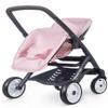 Quinny Twin Toy Pretend Play Pushchair for Dolls and Baby Dolls in Light Pink view 2