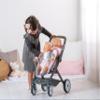Quinny Twin Toy Pretend Play Pushchair for Dolls and Baby Dolls in Light Pink view 3