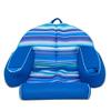 Big Joe Lazy Lounger No Inflation Needed Pool Float with Headrest and Footrest, Blurred Blue Double Sided Mesh, Quick Draining Fabric, 3.5 feet Lounger view 2
