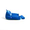 Big Joe Lazy Lounger No Inflation Needed Pool Float with Headrest and Footrest, Blurred Blue Double Sided Mesh, Quick Draining Fabric, 3.5 feet Lounger view 3