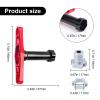 Hobbypark Aluminum 17mm Hex Hubs and Nuts (Splined) & Wheel Wrench for E-Revo/Revo 3.3 / E-Maxx/Summit/T-Maxx/Slayer Pro 4X4 RC Cars Trucks (Silver Hubs) view 2