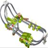 Hot Wheels Mario Kart Circuit Track Set & 2 Toy Vehicles, Racing Playset Includes Booster, Plus Mario & Yoshi Karts (Amazon Exclusive) view 1