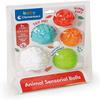 Clementoni Animal Balls, Sensory Soft Balls, Different Textures, Different Shapes and Colours, Baby Toys, Children 3 Months, Multicoloured, 17454 view 1
