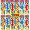 JA-RU Super Stretchy Sticky Reptiles Snake, Lizard & Alligator (12 Packs) Prank Squishy Sticky Toy for Kids, Pinata Filler. 429-12s view 3