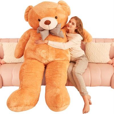 IKASA Giant Teddy Bear Plush Toy Stuffed Animals (Brown, 70 inches)