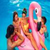 GiftExpress 48" Inflatable Flamingo Pool Float, Swim Party Toys, Fun Beach Floaties, Summer Pool Lilo Lounger for Adults & Kids, Pool Party Favor (2) view 4