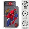 Marvel Spiderman Toddler Quilted Nap Mat with Built-in Pillow, Super Soft Kids Sleep Mat for Daycare & Travel, 26 x 46, Multicolor view 3