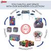 Marvel Avengers Toddler Quilted Nap Mat with Pillow,Super Soft Kids Sleeping Mat, Portable Rollup Design, 26" x 46", Multicolor view 2