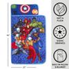 Marvel Avengers Toddler Quilted Nap Mat with Pillow,Super Soft Kids Sleeping Mat, Portable Rollup Design, 26" x 46", Multicolor view 3