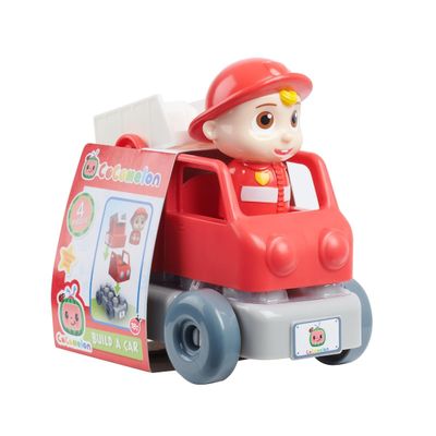 Cocomelon Build A Vehicle Playset, Includes 3 Vehicle Sets, Styles May Vary, Officially Licensed Kids Toys for Ages 18 Month by Just Play