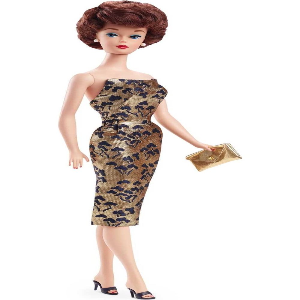 Barbie 1961 Brownette Bubble Cut Barbie Doll
