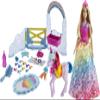 Barbie Dreamtopia Unicorn Pet Playset with Barbie Princess Doll, Unicorn with Color Change Potty Feature & 18 Accessories, Gift for 3 to 7 Year Olds, GTG01 view 1