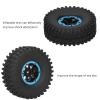 120mm RC Wheels, 4Pcs RC Racing Tires 120mm 1/10 Scale Rubber Inflatable Remote Control Model Climbing Car Tire(Blue) view 4