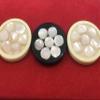 1.18 inch 30 Backgammon Pieces Checkers Inlaid Pearl + Dices Handmade handcraft view 3