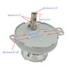 CHANCS JS-50 DC Gear Motor 24V 50RPM Reduced DC Motor POM Plastic Gear Gearbox view 4