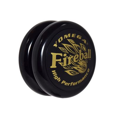 Yomega Fireball YoYo -HIGH Performance Responsive Transaxle Yoyo, Great for String Tricks for Advance Players to Perform Like Pros + Extra 2 yo yo Strings & 3 Month Warranty (Black and Gold)